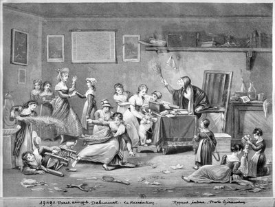 Mola zamanı (aquatint) by Philibert-Louis Debucourt